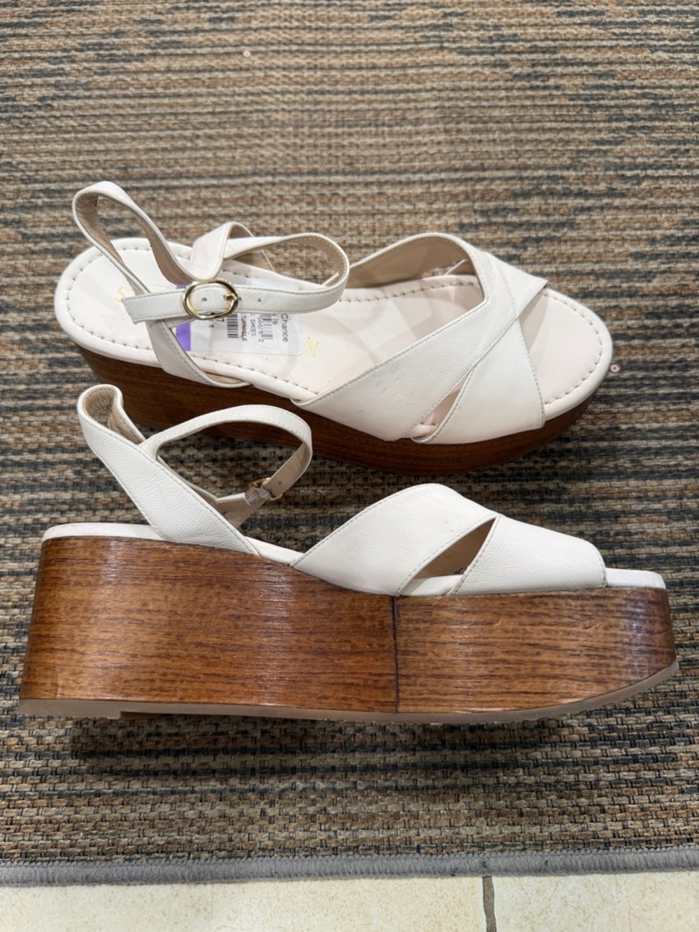 Stuart Weitzman Platform Slingback Sandals